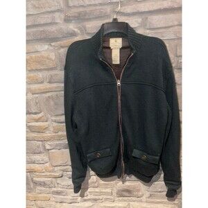 XL Vintage Beretta Techno Windshield full-zip sweater 50% wool 50% acrylic